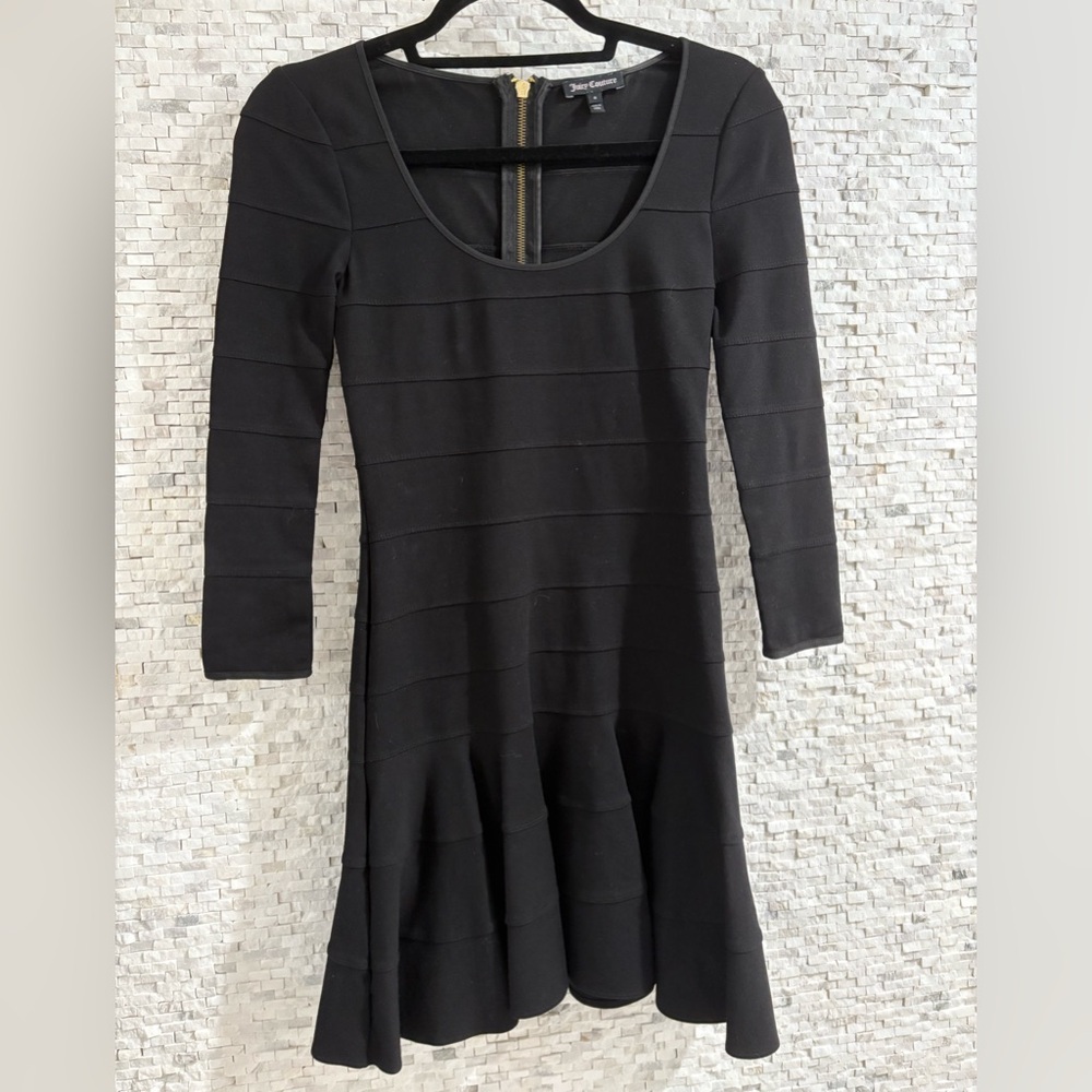 Juicy Couture Black Long Sleeve Dress